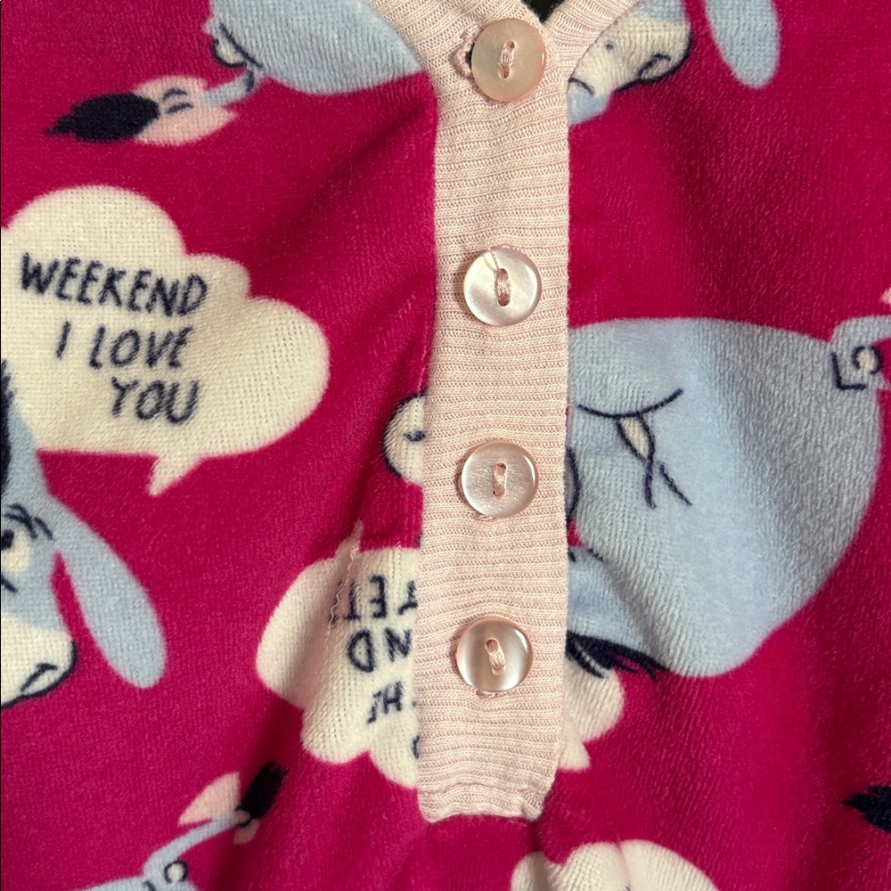 Disney Eyore Super Soft Pajama Set - Picture 4 of 9